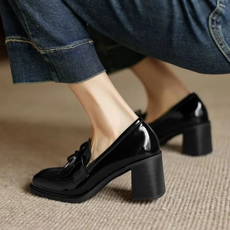 Vivienne Comfortable Heels with 5 cm Block Heel