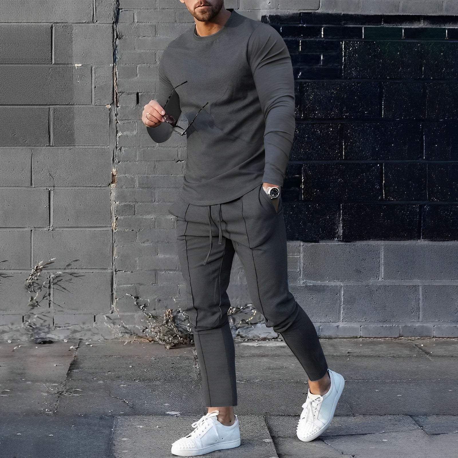 Men’s Jogging Suit – Two-Piece Set