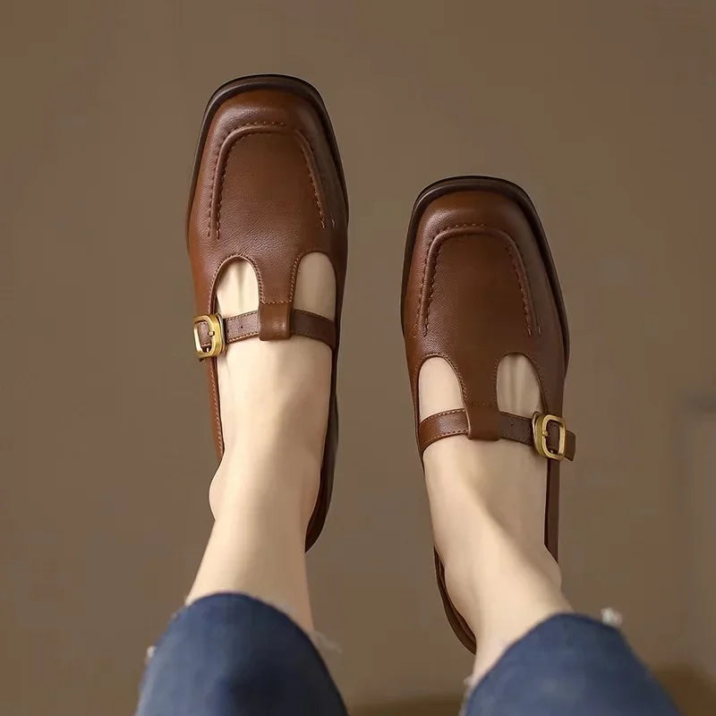 Wren Stylish Shoes with 5 cm Block Heel