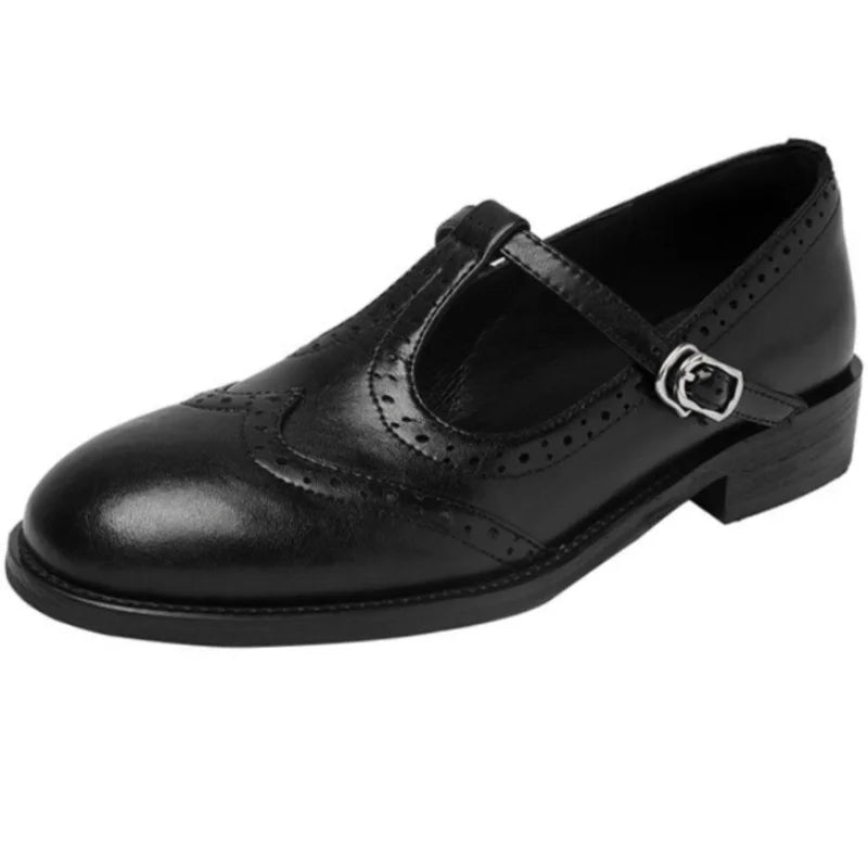 Vivian Comfortable Block Heel Shoes