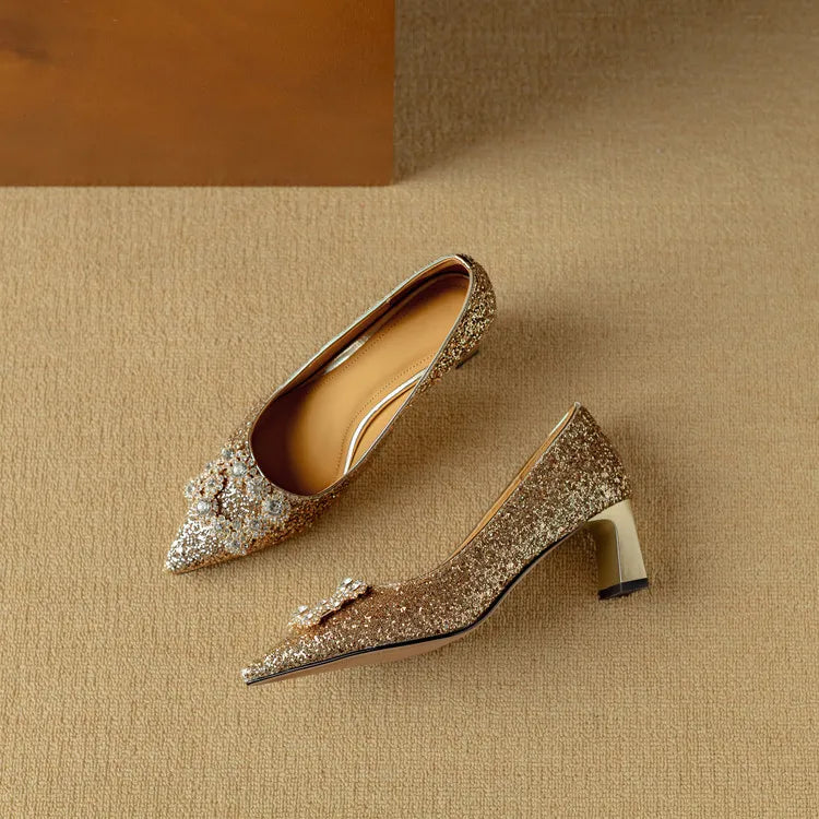 Stella Comfortable Block Heel Heels