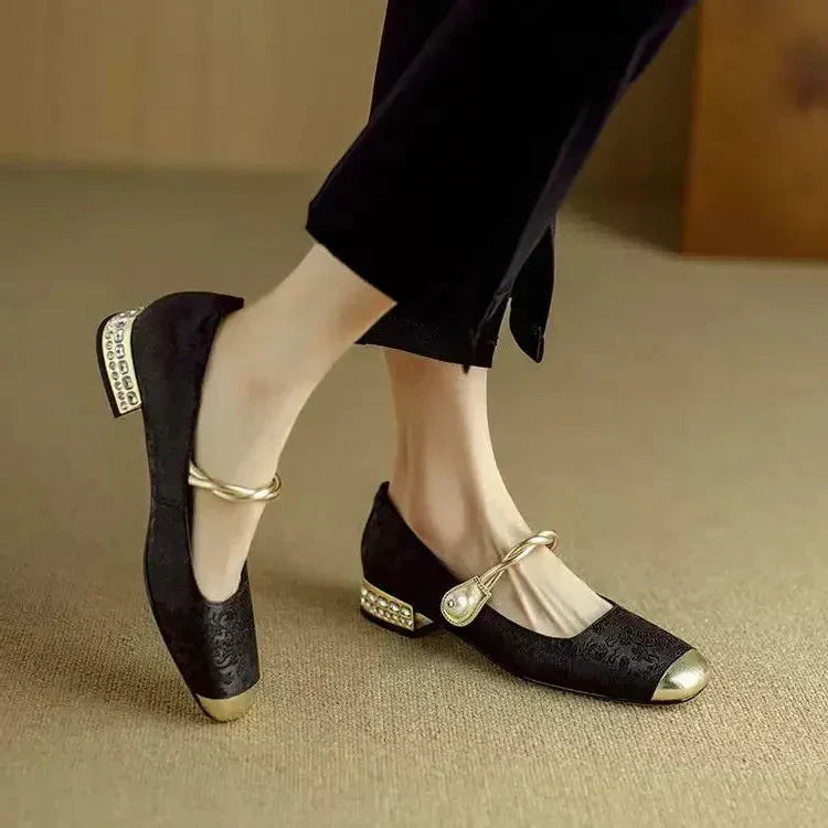 Celeste Comfortable Block Heel Shoes