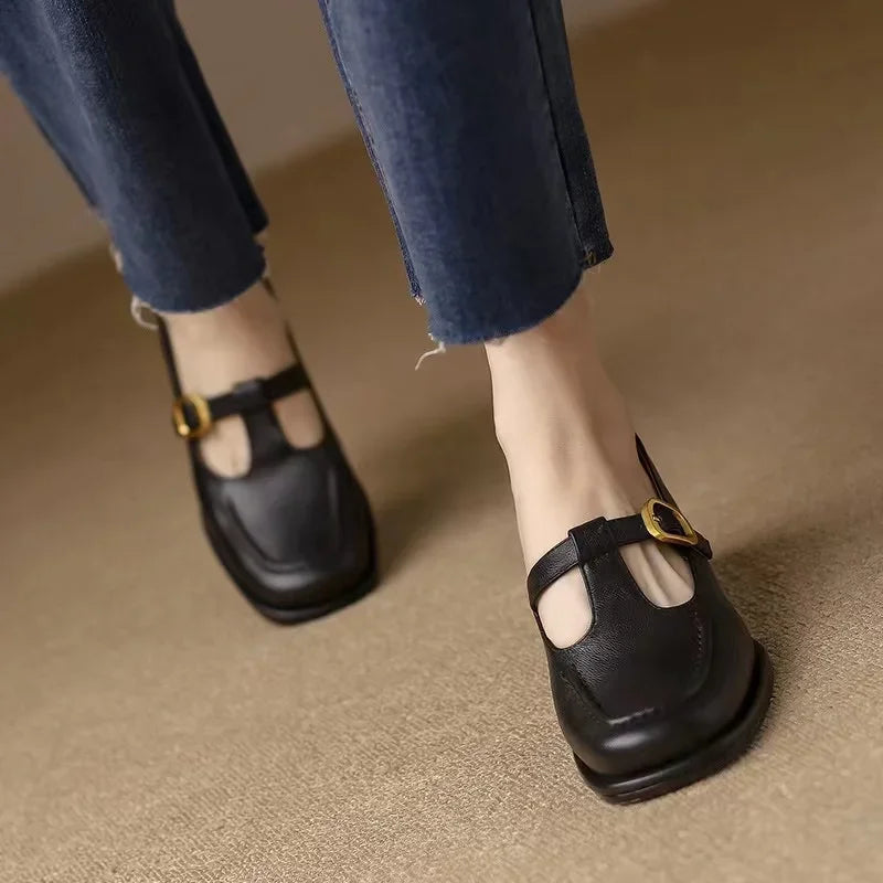 Wren Stylish Shoes with 5 cm Block Heel