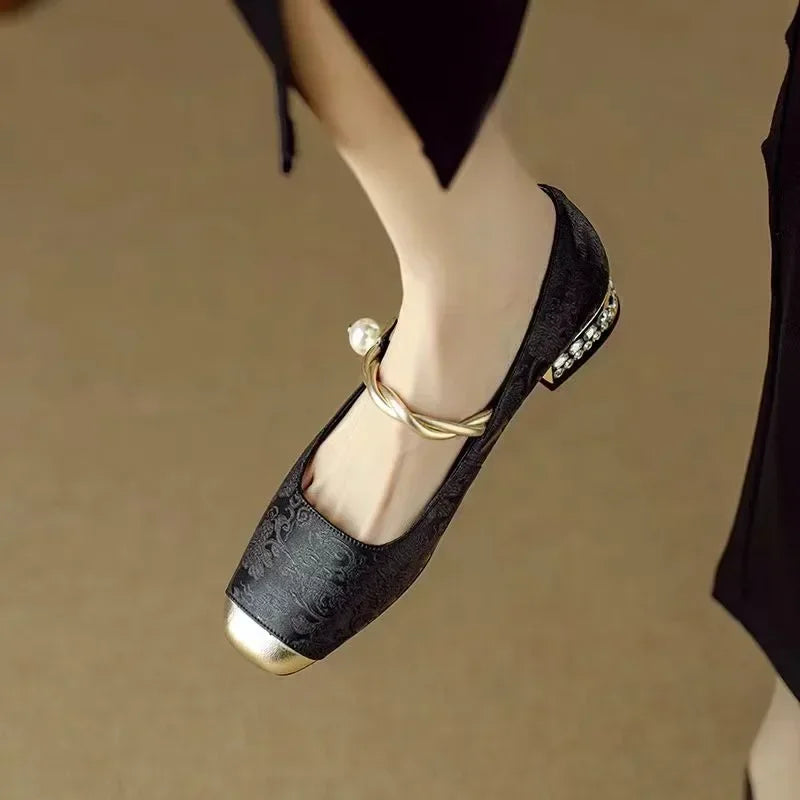 Celeste Comfortable Block Heel Shoes