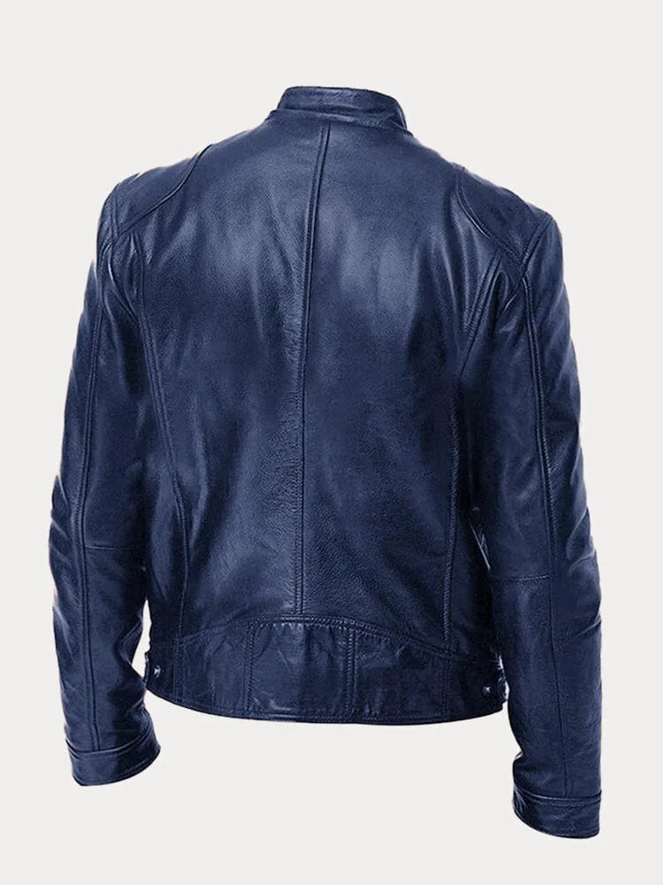 Joren™ | Timeless Zip-Up Leather Jacket