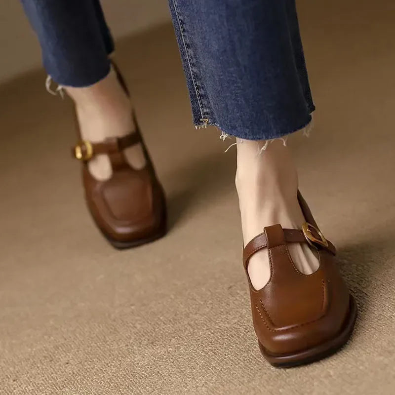 Wren Stylish Shoes with 5 cm Block Heel