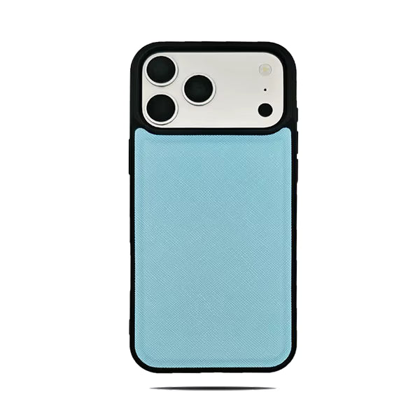Saffiano PU Leather Phone Case for iPhone 13, 14, and 15 Models 13