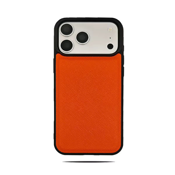 Saffiano PU Leather Phone Case for iPhone 13, 14, and 15 Models 7