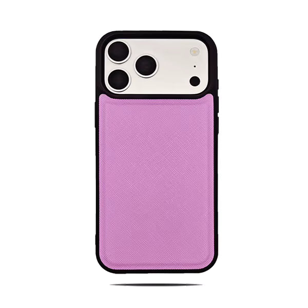 Saffiano PU Leather Phone Case for iPhone 13, 14, and 15 Models 8