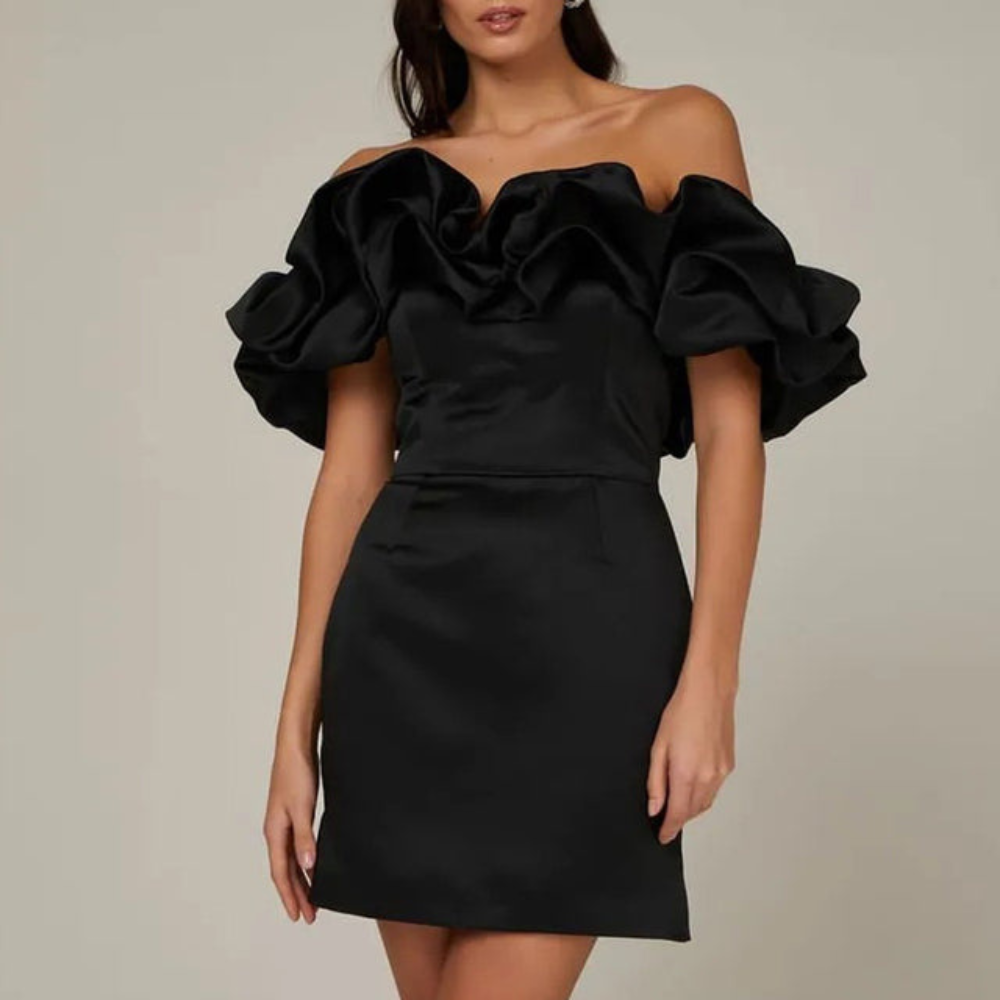 Sanne | Women’s Ruffle Mini Dress For Summer