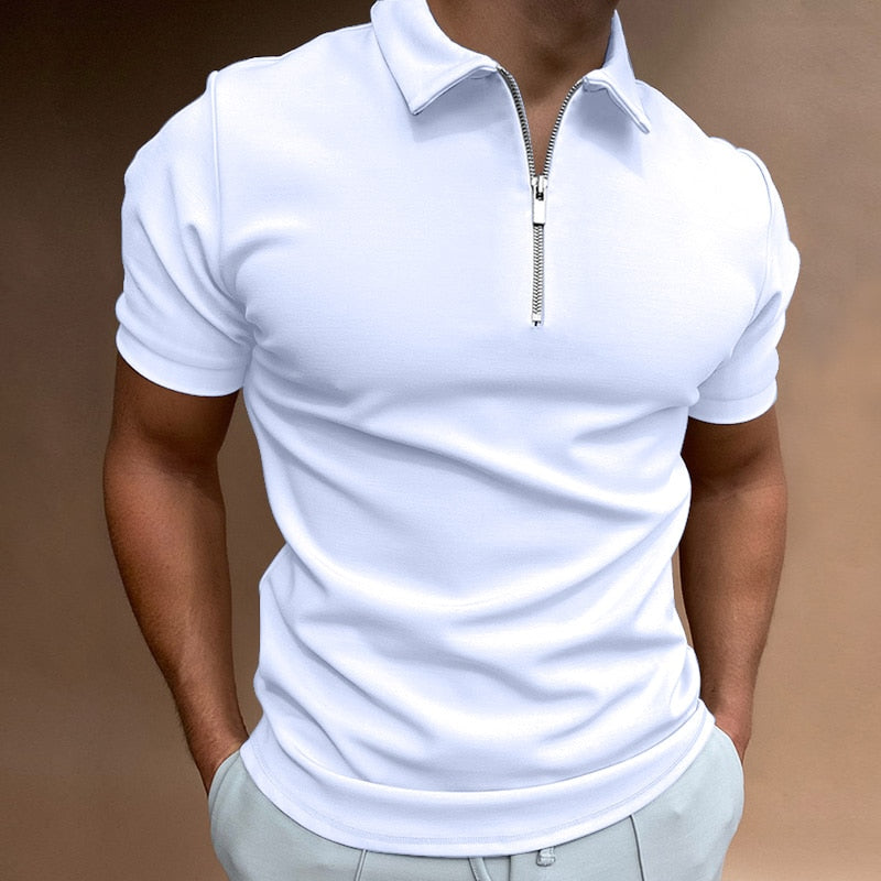 Elon – Polo Shirt with Zipper
