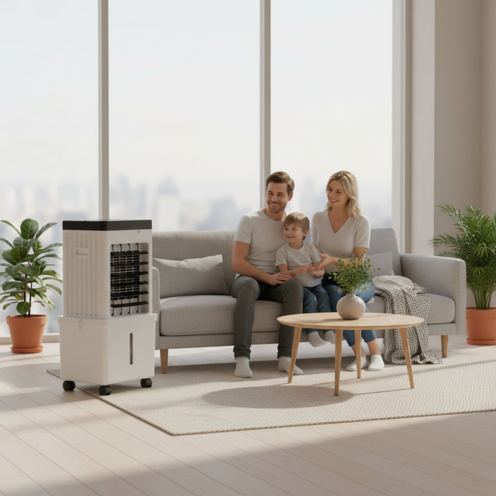 NOVACOOL – 3-in-1 Air Cooler – Fan & Humidifier in One