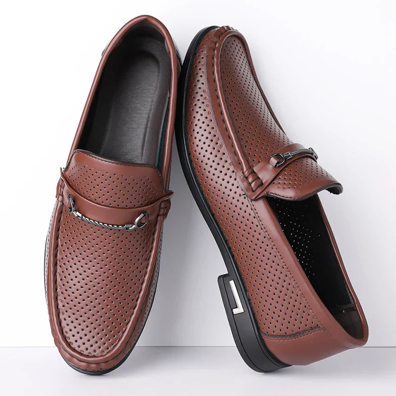 Carlos Italian Leather Dress Loafers