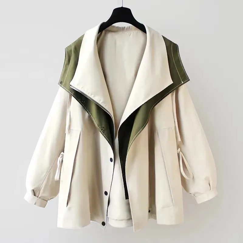 Daphné™ | Elegant Autumn Wind & Rain Jacket