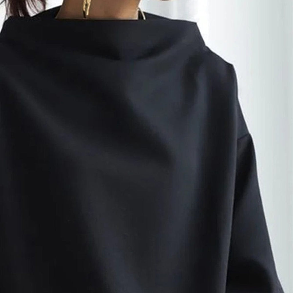 Renli Stylish High-Neck Top