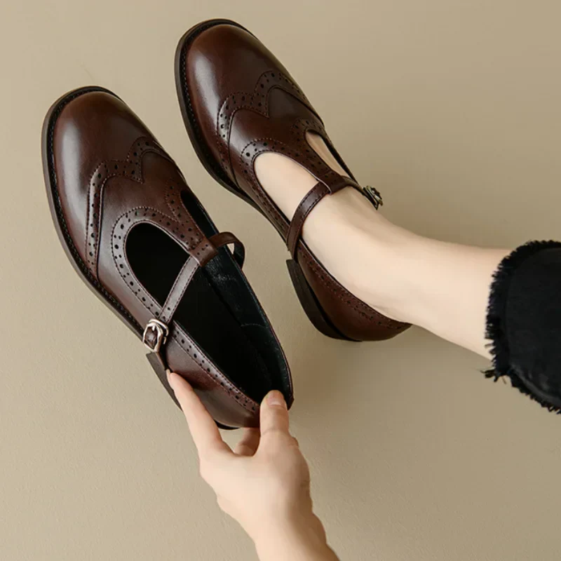 Vivian Comfortable Block Heel Shoes