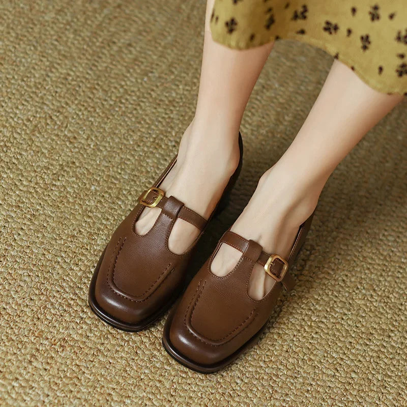 Wren Stylish Shoes with 5 cm Block Heel
