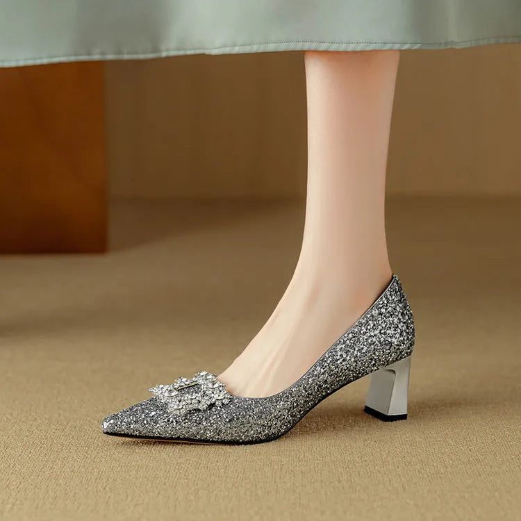Stella Comfortable Block Heel Heels