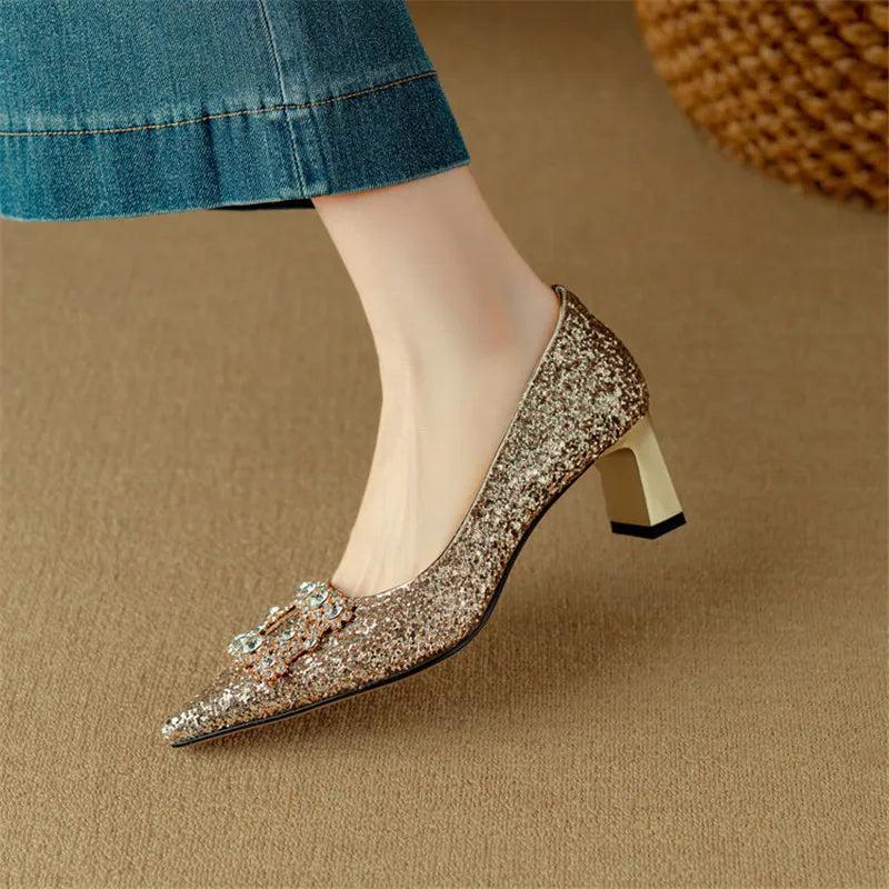 Stella Comfortable Block Heel Heels