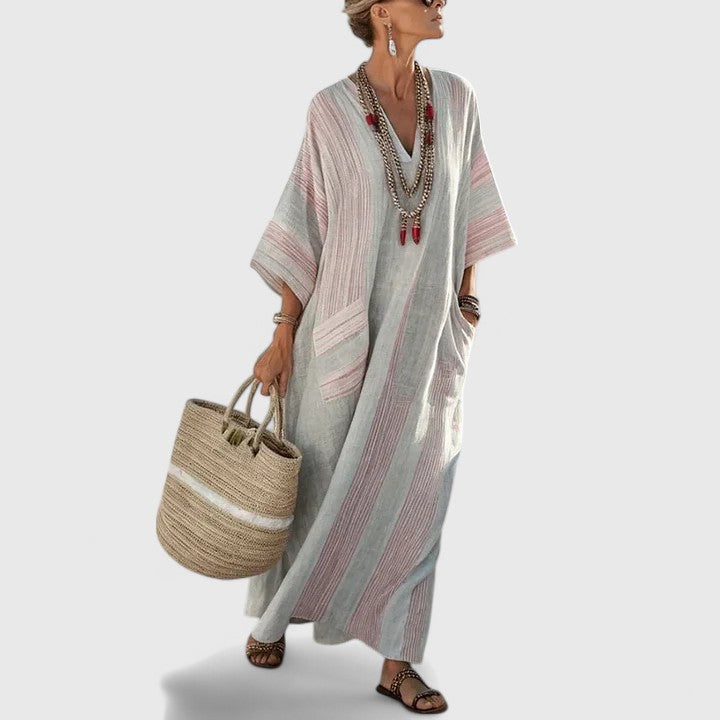 Merel | Bohemian Summer Dress for Women with Functional Pockets and Lightweight Comfort