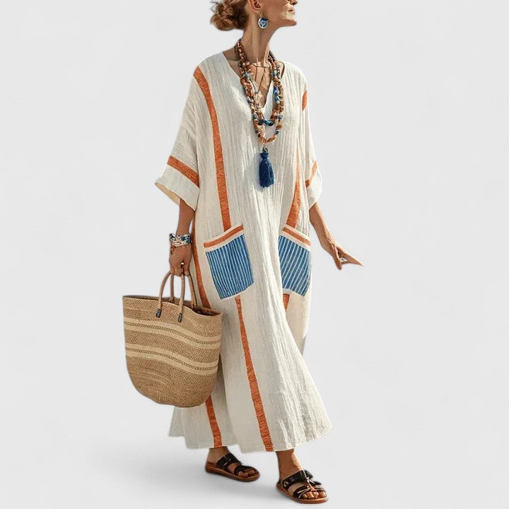Merel | Bohemian Summer Dress for Women with Functional Pockets and Lightweight Comfort