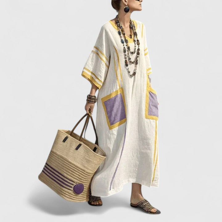 Merel | Bohemian Summer Dress for Women with Functional Pockets and Lightweight Comfort