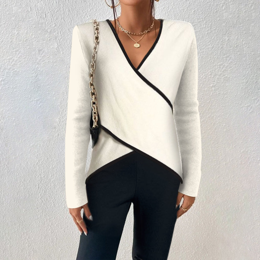 Chloe | Women's V-Neck Wrap Sweater for Summer with a Comfortable Fit