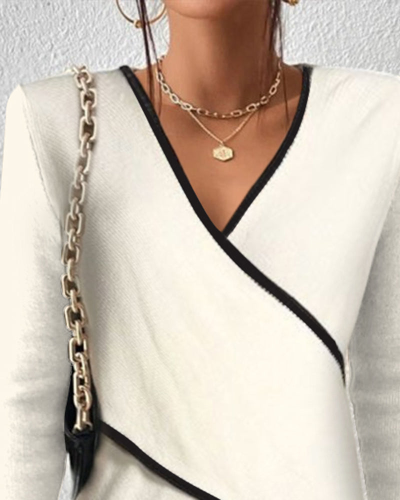 Chloe | Women's V-Neck Wrap Sweater for Summer with a Comfortable Fit