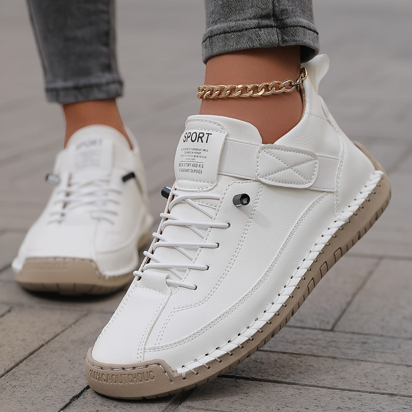 Iris | Women's Platform Sneakers with Lace-Up Design for Summer