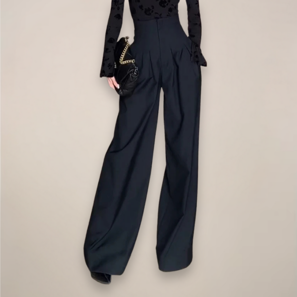 Charlotte | Women's High-Waisted Wide-Leg Trousers for Summer
