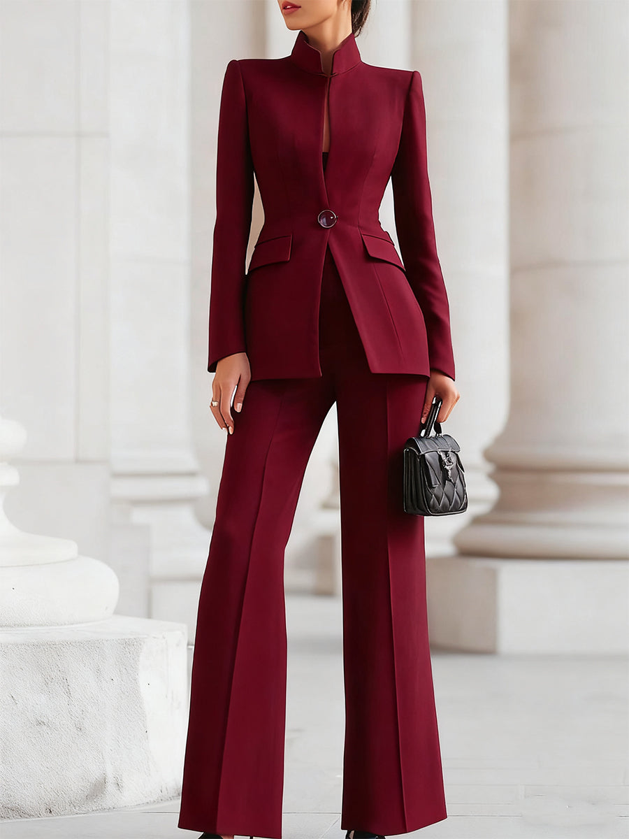 Ava | Elegant Women's Blazer and Trouser Suit Set