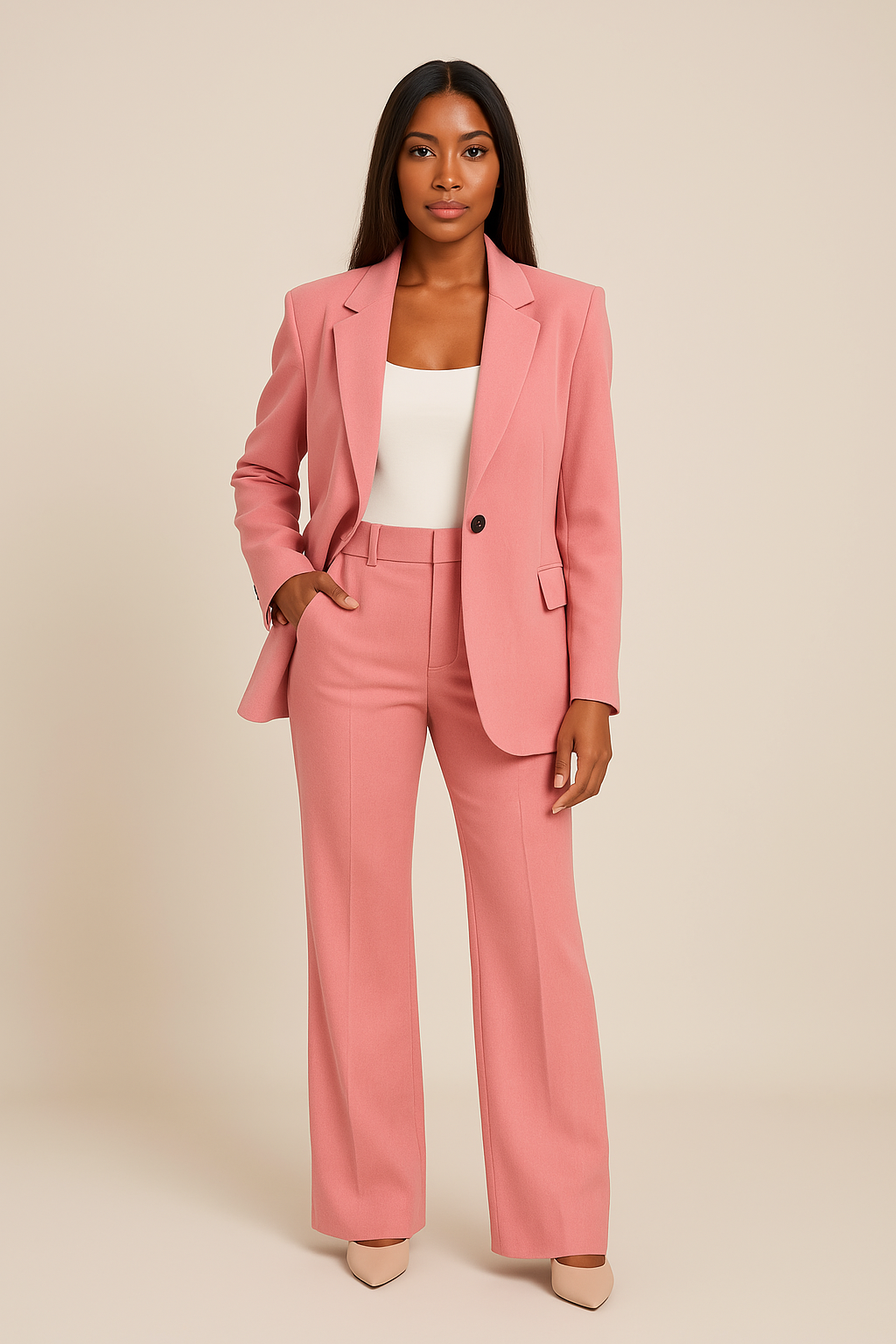 Amelia | Women's Tailored Trouser Suit with Refined Details