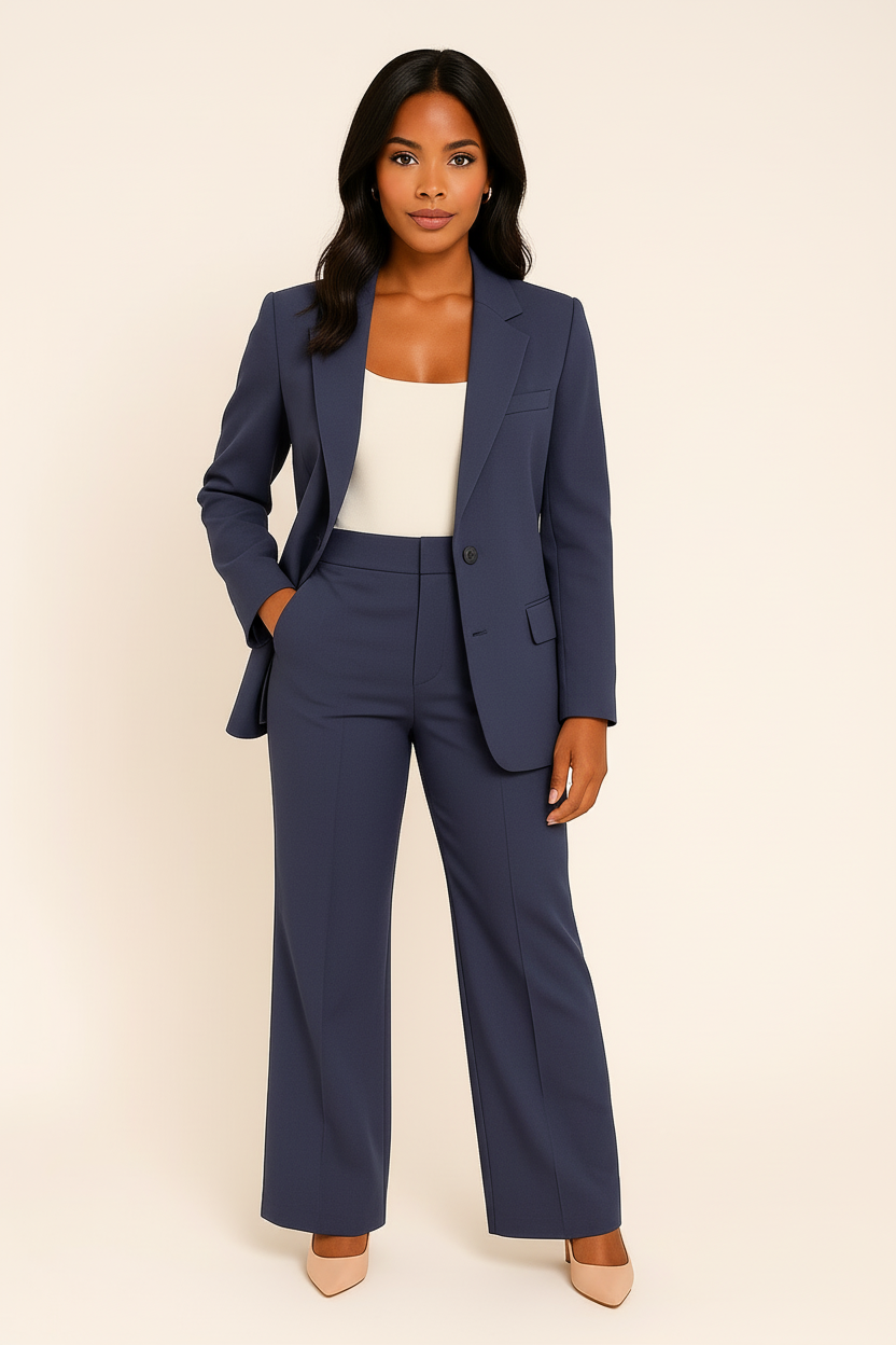 Amelia | Women's Tailored Trouser Suit with Refined Details