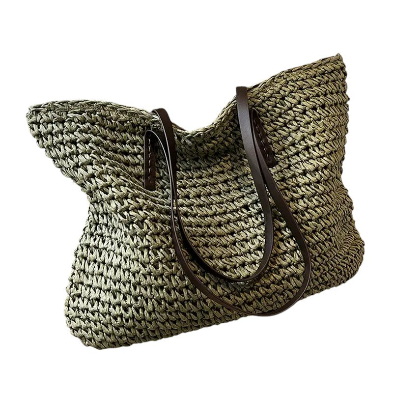 Penelope | Women's Summer Beach Bag with Woven Design