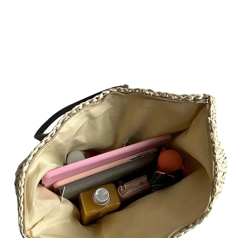 Penelope | Women's Summer Beach Bag with Woven Design
