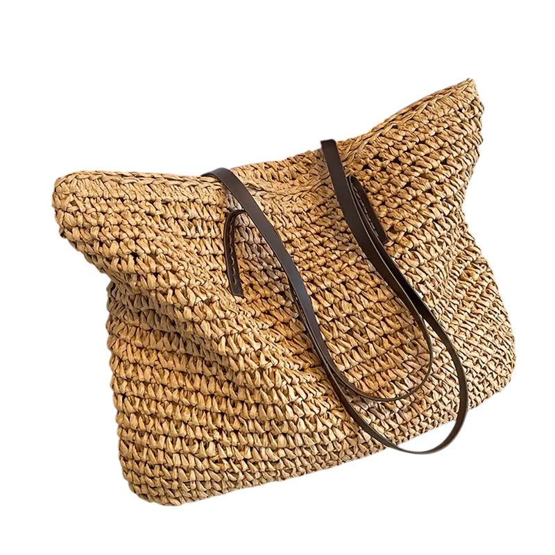 Penelope | Women's Summer Beach Bag with Woven Design