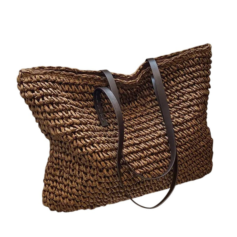 Penelope | Women's Summer Beach Bag with Woven Design