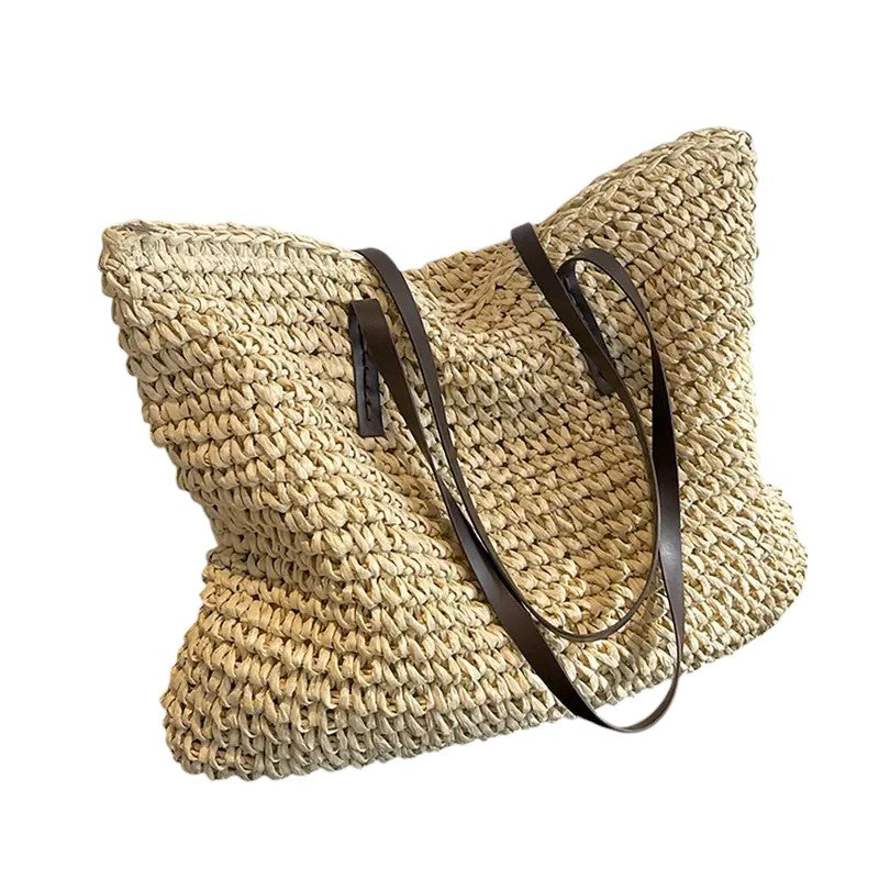 Penelope | Women's Summer Beach Bag with Woven Design