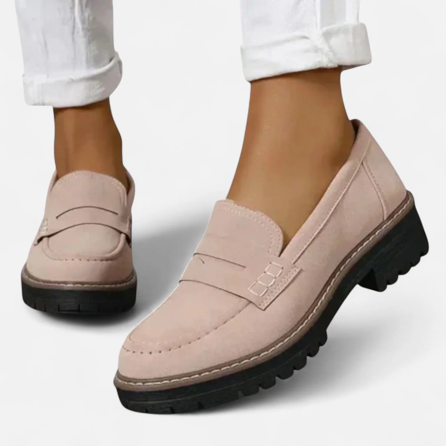 Abigail | Women's Thick Sole Loafers for Style and Comfort