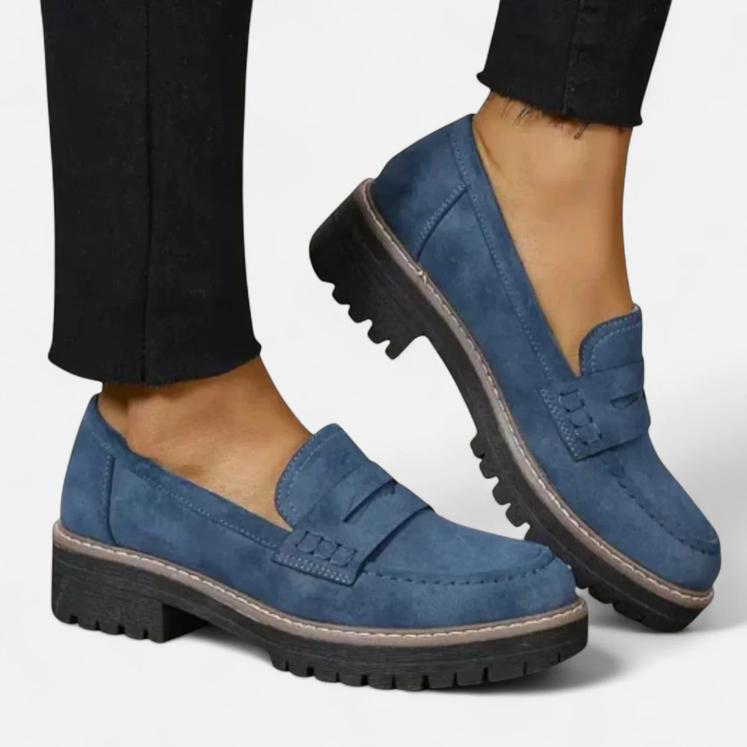 Abigail | Women's Thick Sole Loafers for Style and Comfort