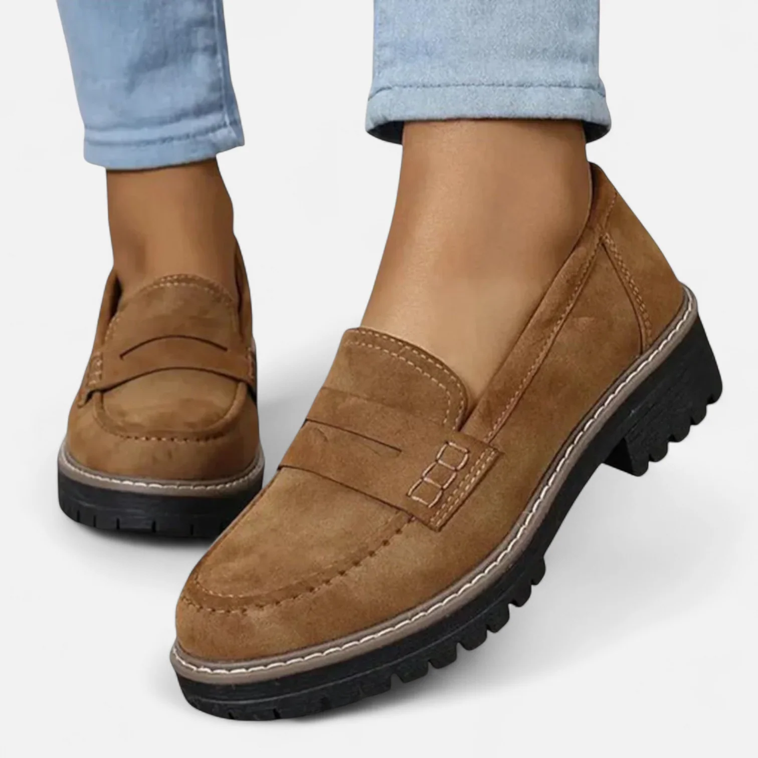 Abigail | Women's Thick Sole Loafers for Style and Comfort