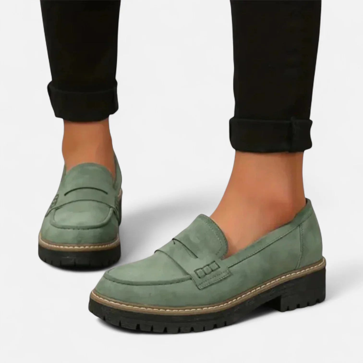 Abigail | Women's Thick Sole Loafers for Style and Comfort