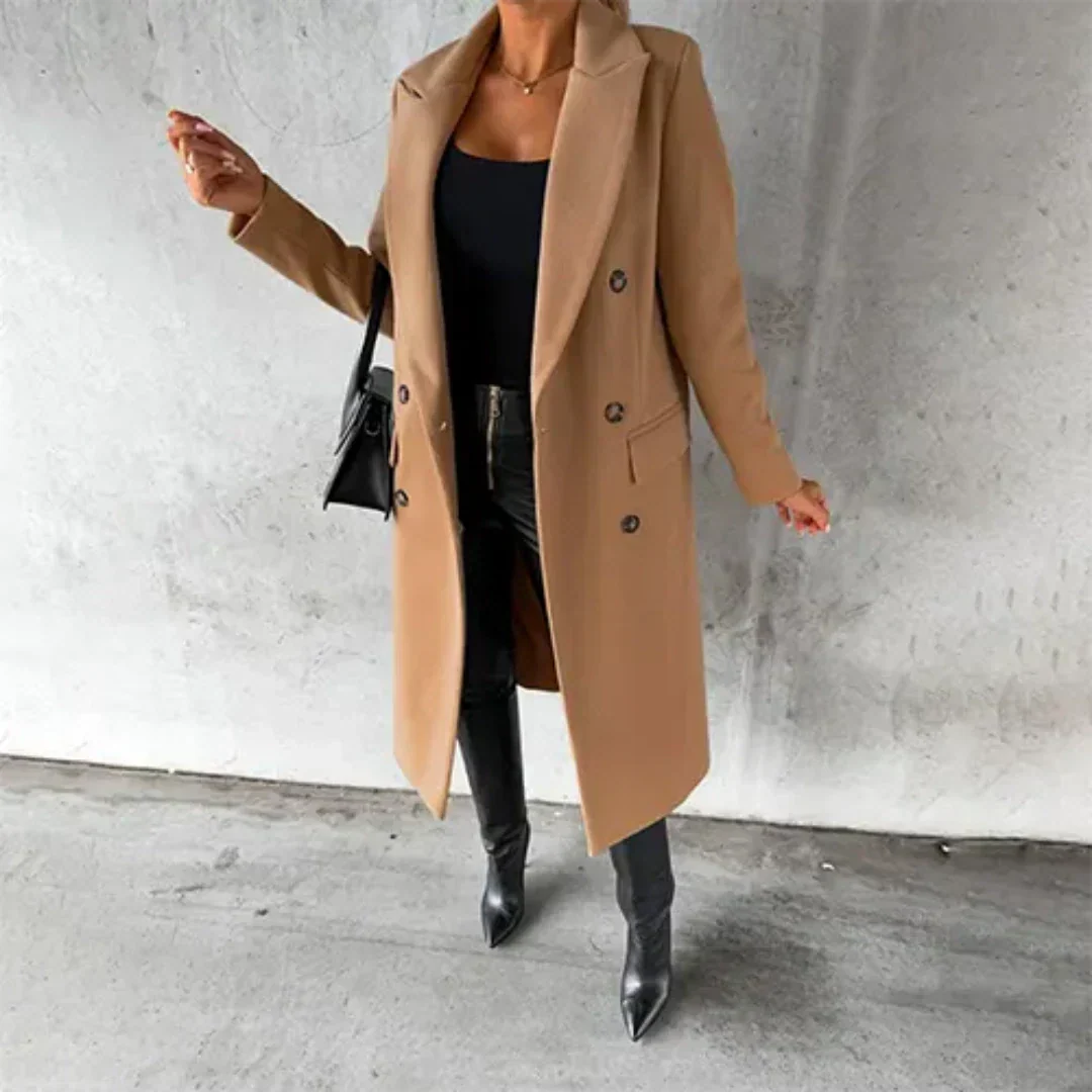 Tailored Fit Long Sleeve Winter Coat for Women - Cold Weather Outerwear 3