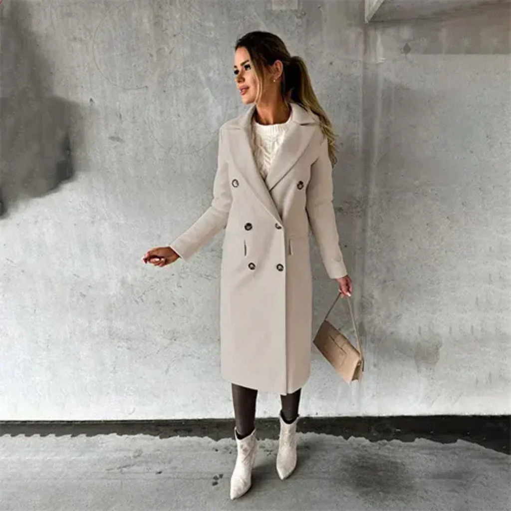 Tailored Fit Long Sleeve Winter Coat for Women - Cold Weather Outerwear 4