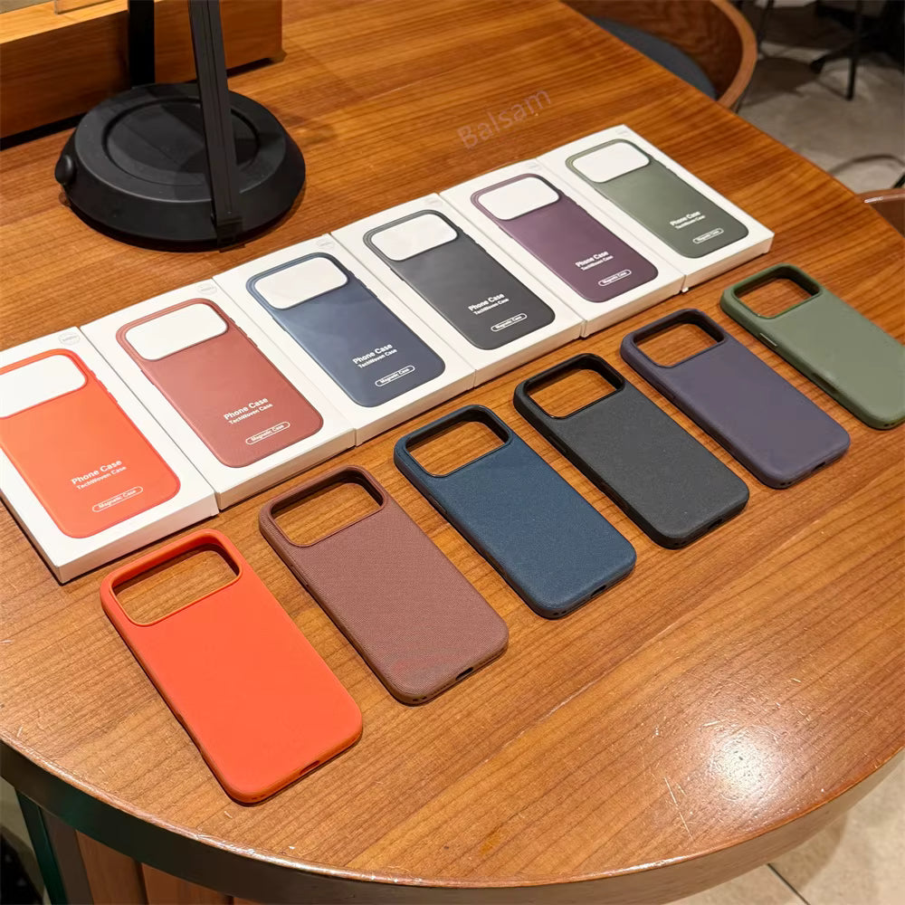 Tech Woven Magnetic Case for iPhone 11 to 18 Pro Max - Wireless Charging Compatible 5