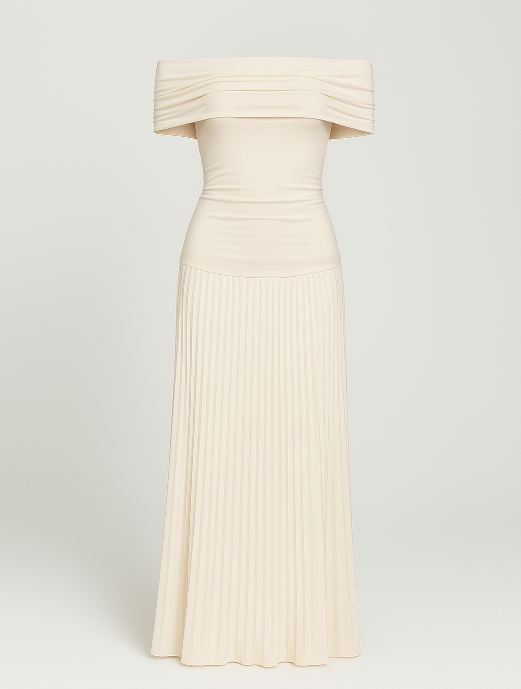Tessa | Women’s Pleated Maxi Dress for Wedding Guests