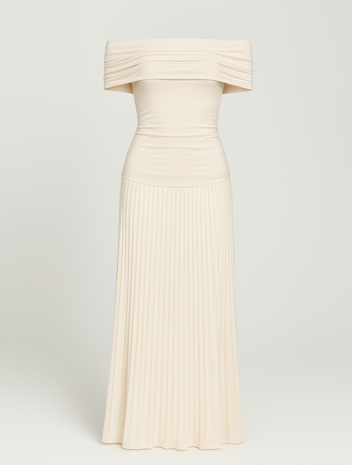 Tessa | Women’s Pleated Maxi Dress for Wedding Guests