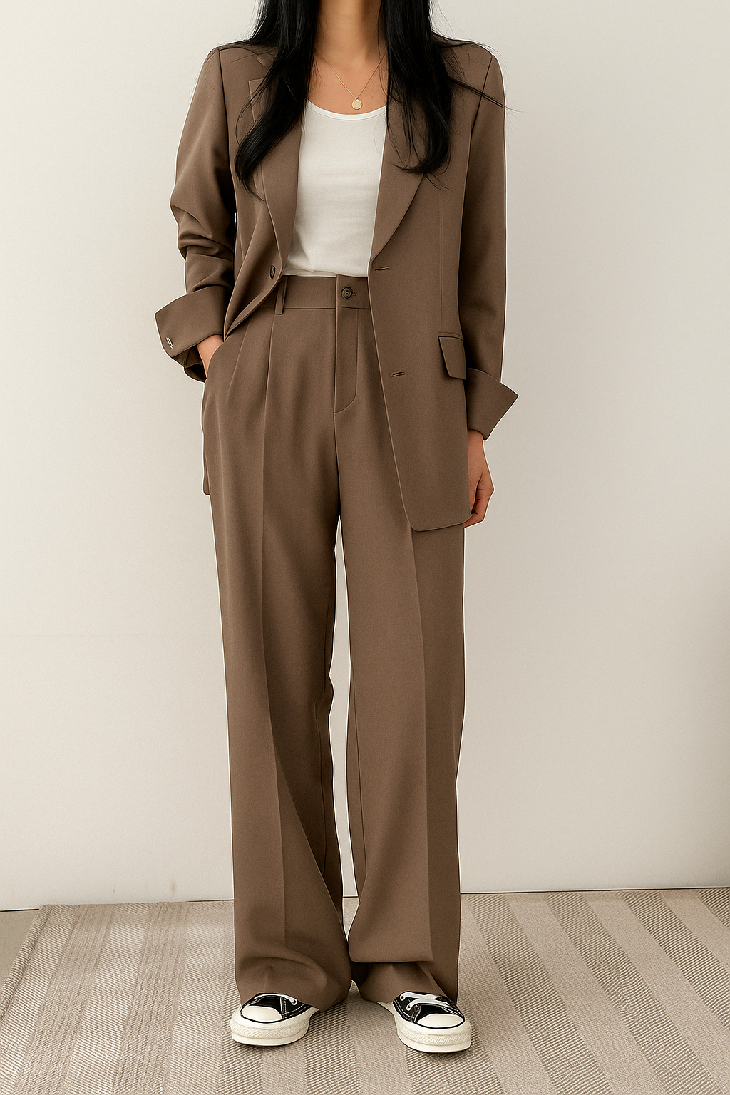 Two-Piece Women’s Suit – Blazer and Trousers