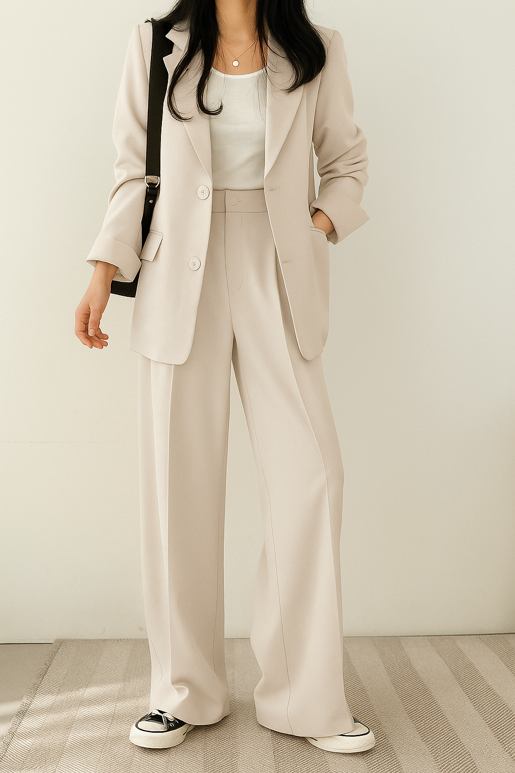 Two-Piece Women’s Suit – Blazer and Trousers