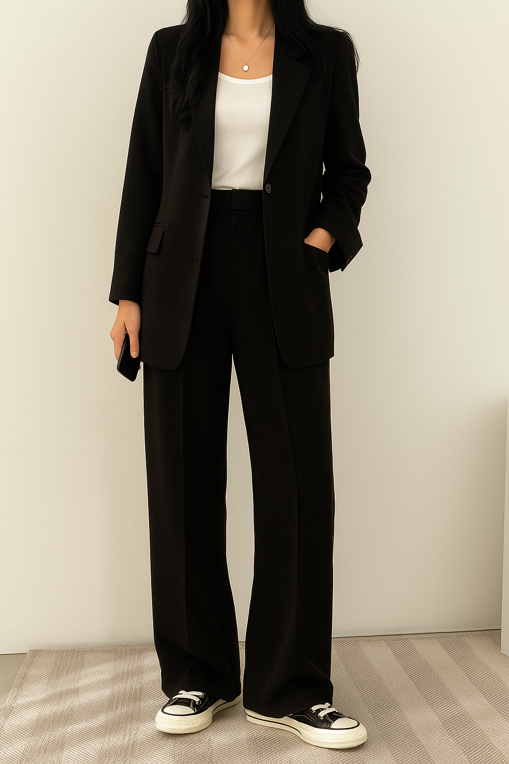 Two-Piece Women’s Suit – Blazer and Trousers